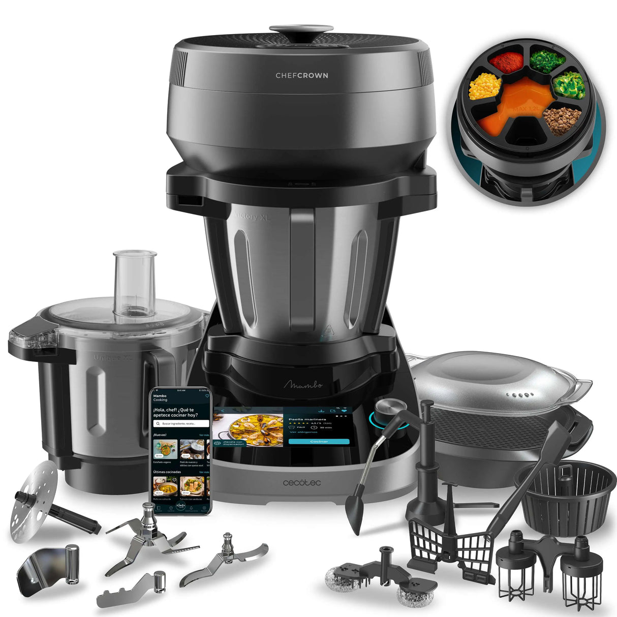 CECOTEC Robot cuiseur Mambo Cooking Total Gourmet