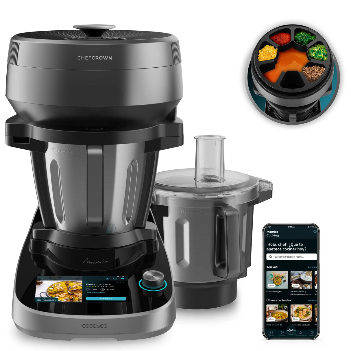 CECOTEC Robot cuiseur Mambo Cooking Total Gourmet