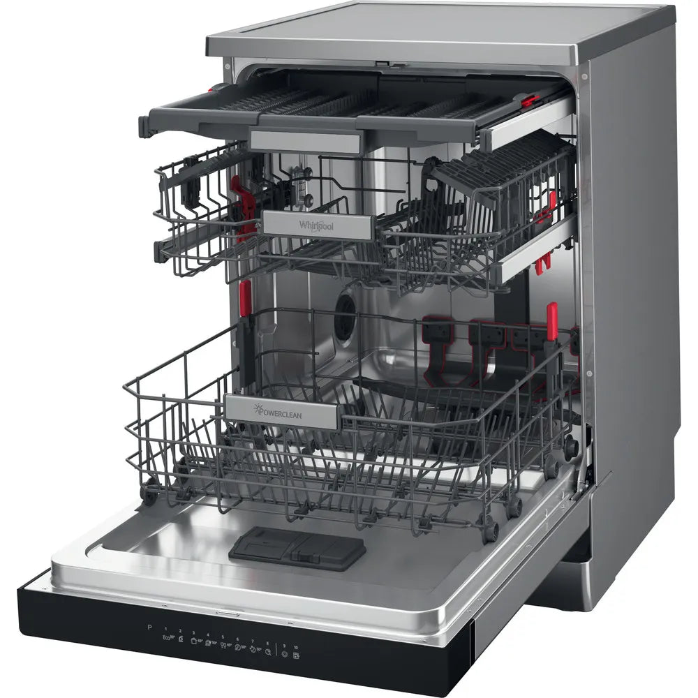 Lave‑vaisselle Whirlpool pose libre (60 cm, 14 couverts)