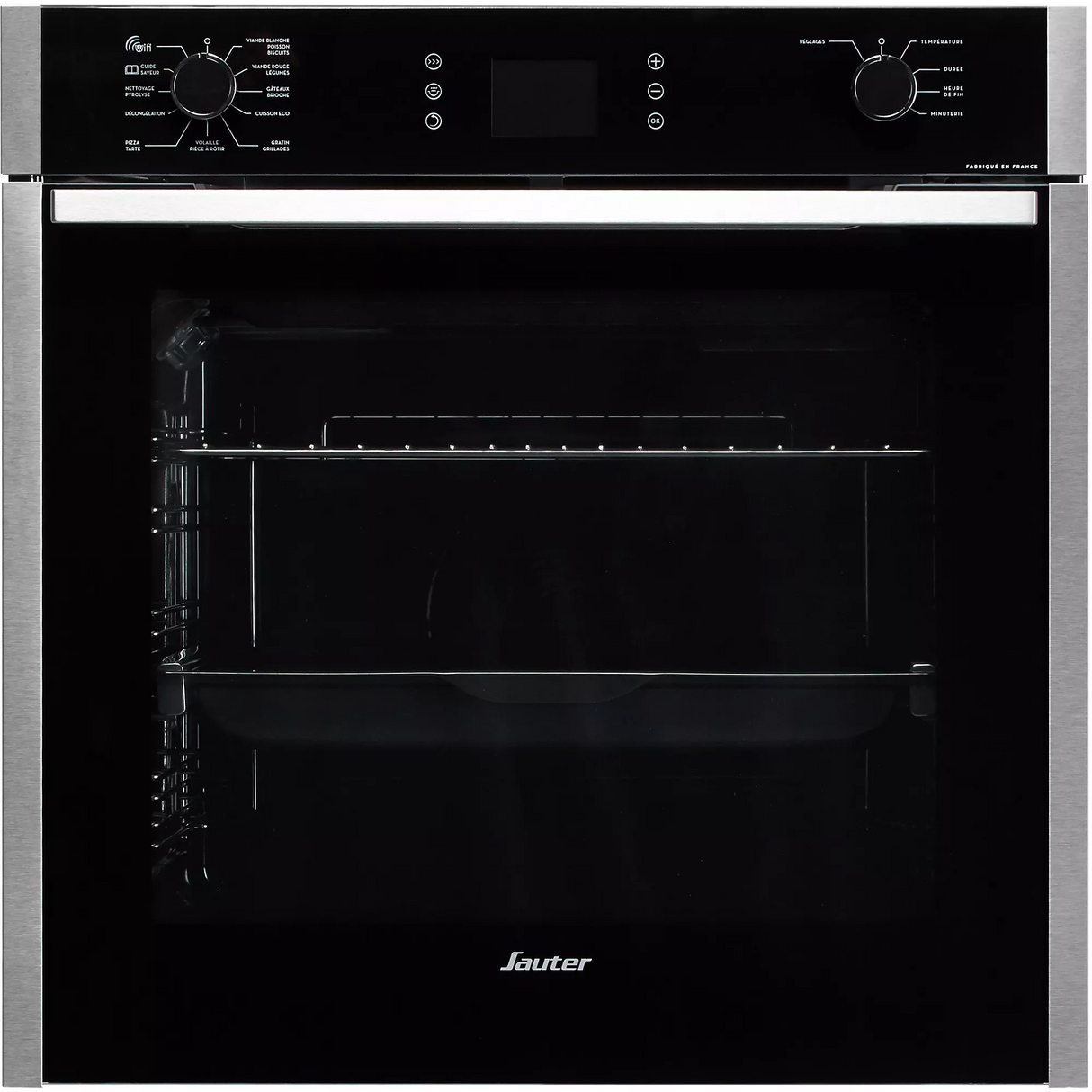 Four encastrable Sauter pyrolyse connecté (73 L, 60 cm inox)