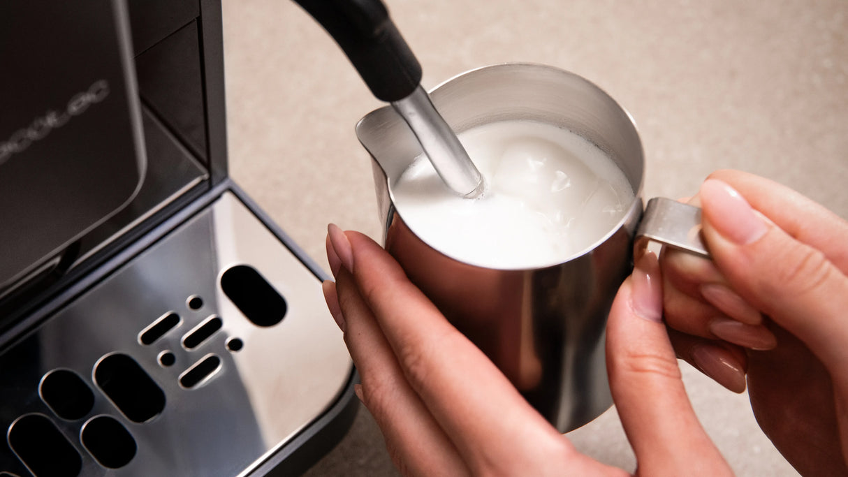 CECOTEC Machine à café grains Cremmaet Lungo Steam