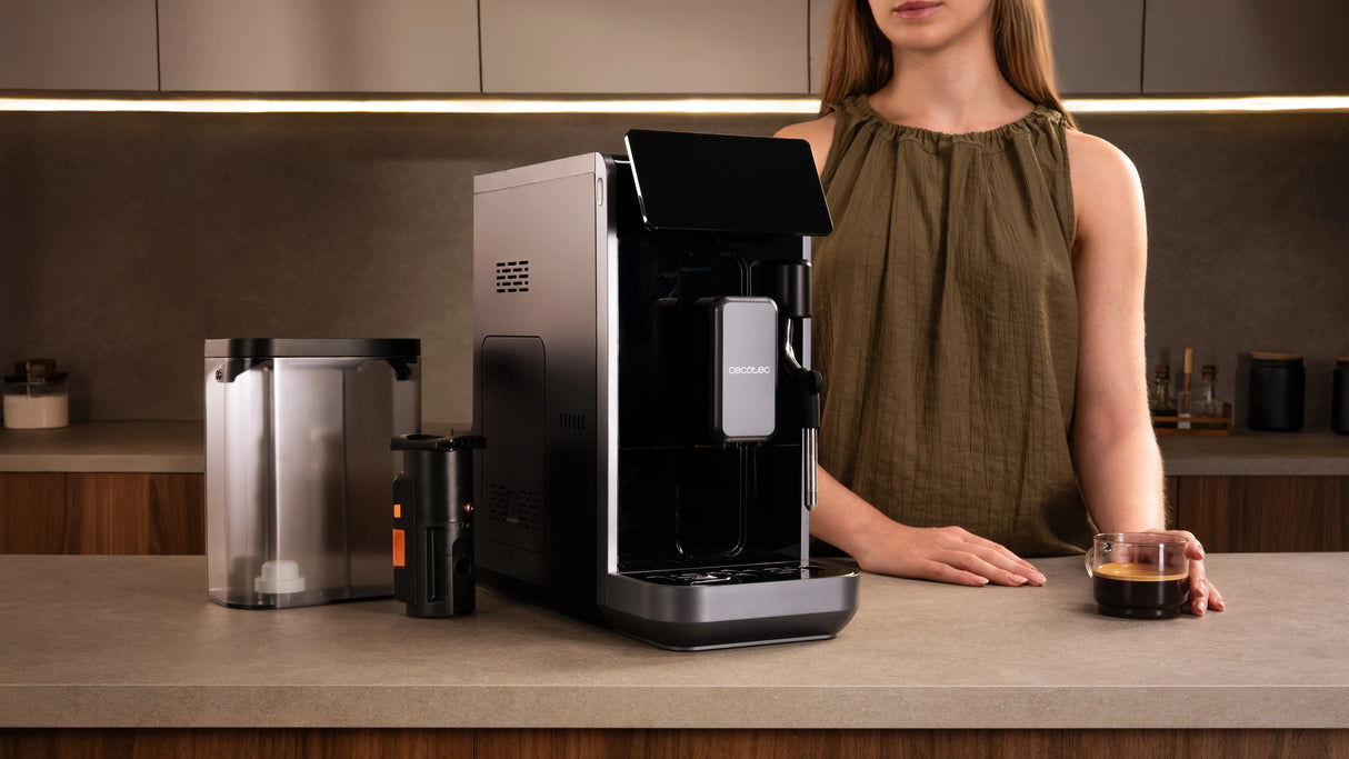 CECOTEC Machine à café grains Cremmaet Lungo Steam