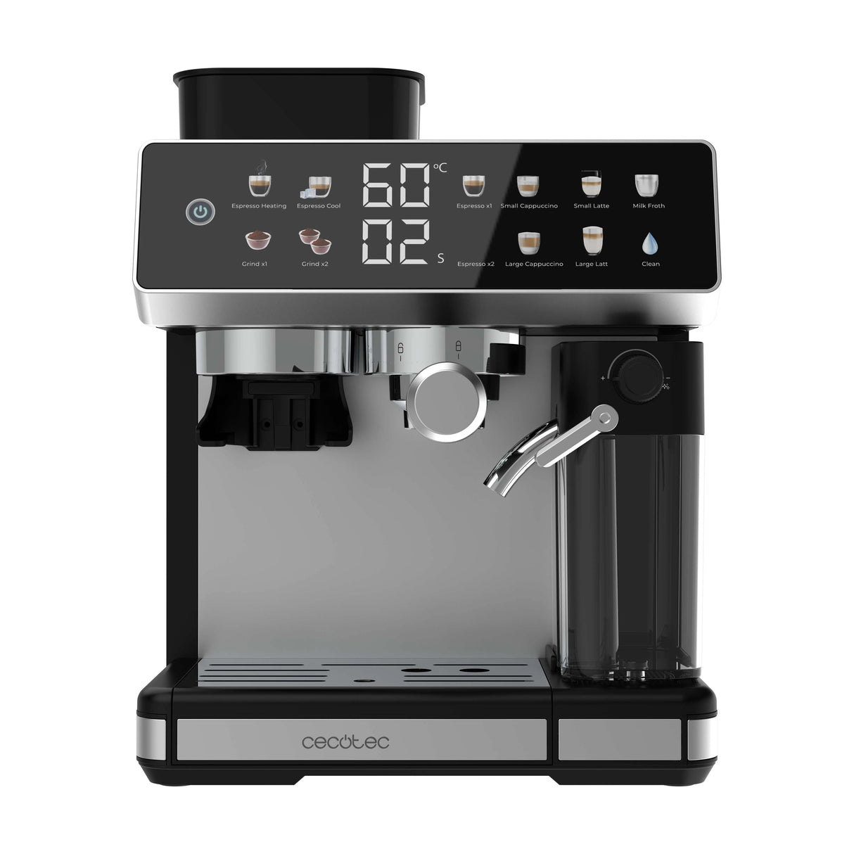 CECOTEC Machine à café grains Power Espresso 20 Barista Grind & Latte