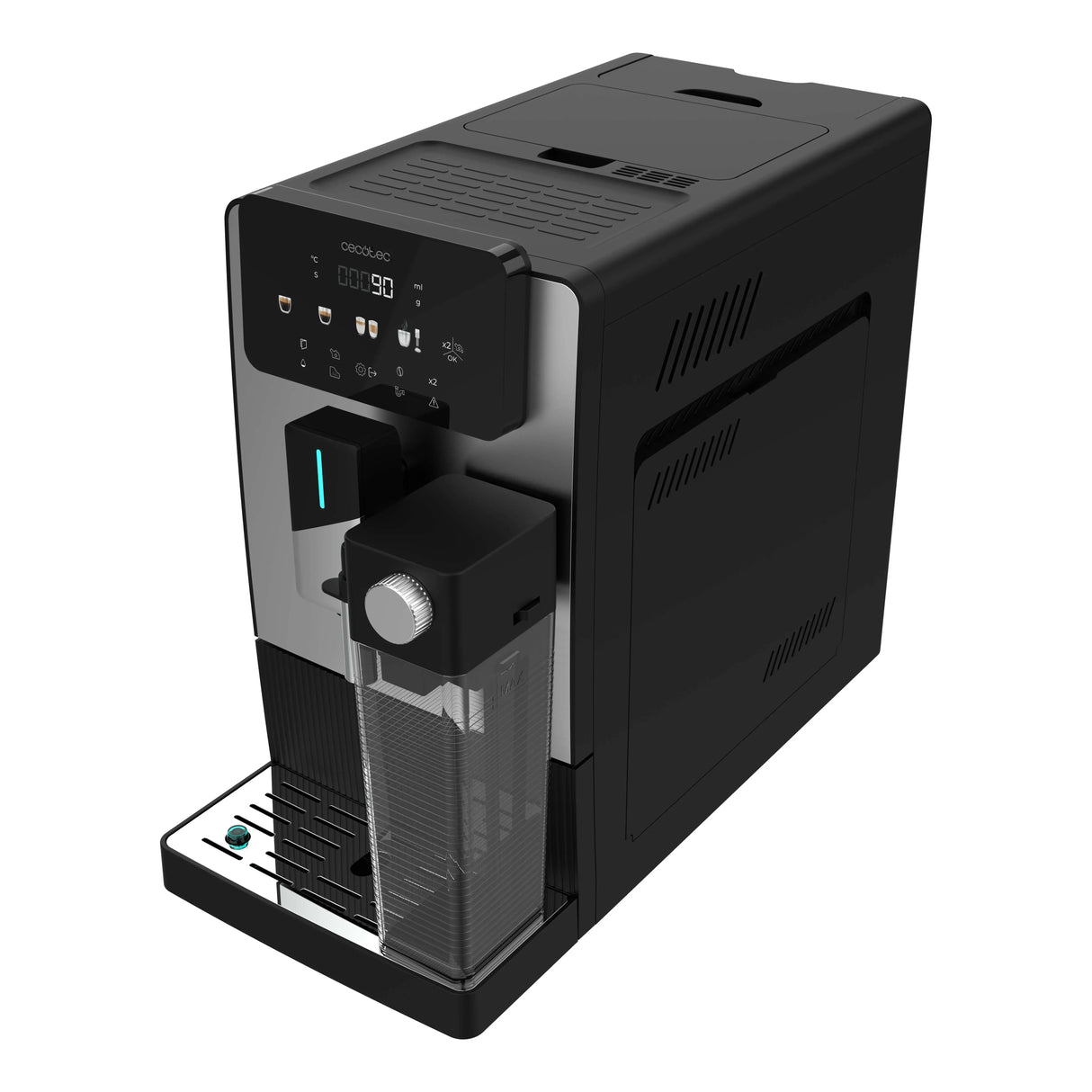 CECOTEC Machine à café grains Cremmaet Latte Touch