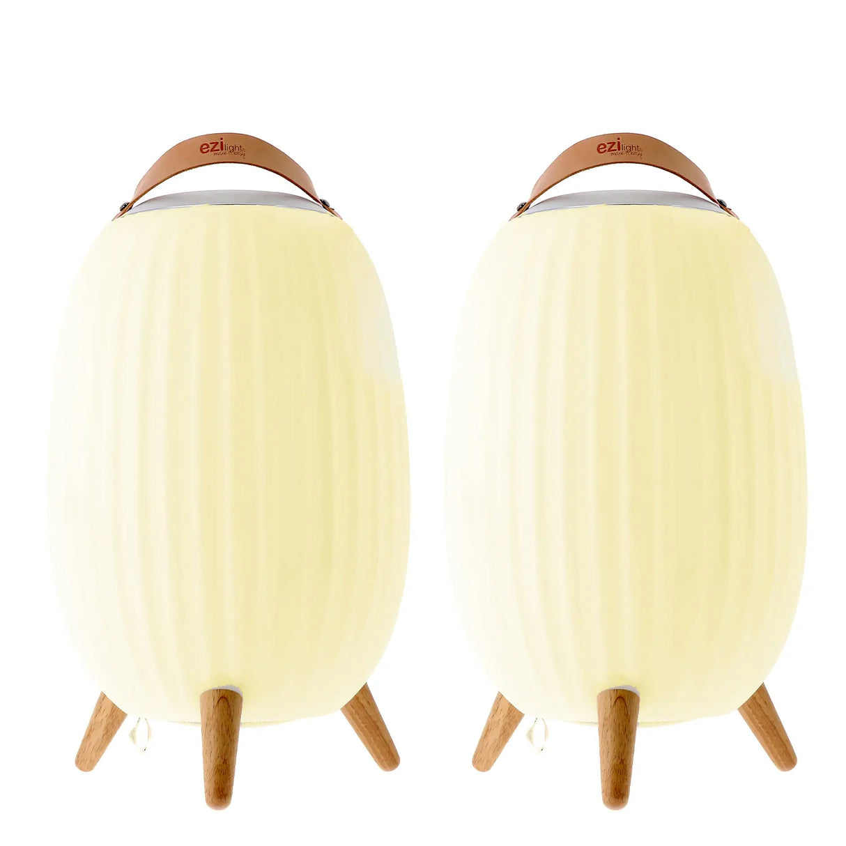 Ezilight Lanternes musicales bluetooth Ambiant XL (lot de 2)