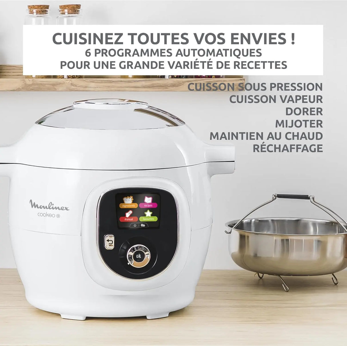 Moulinex Cookeo+ Multicuiseur intelligent