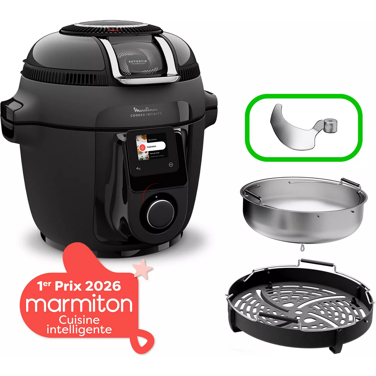 Moulinex Multicuiseur Air fryer Cookeo Infinity