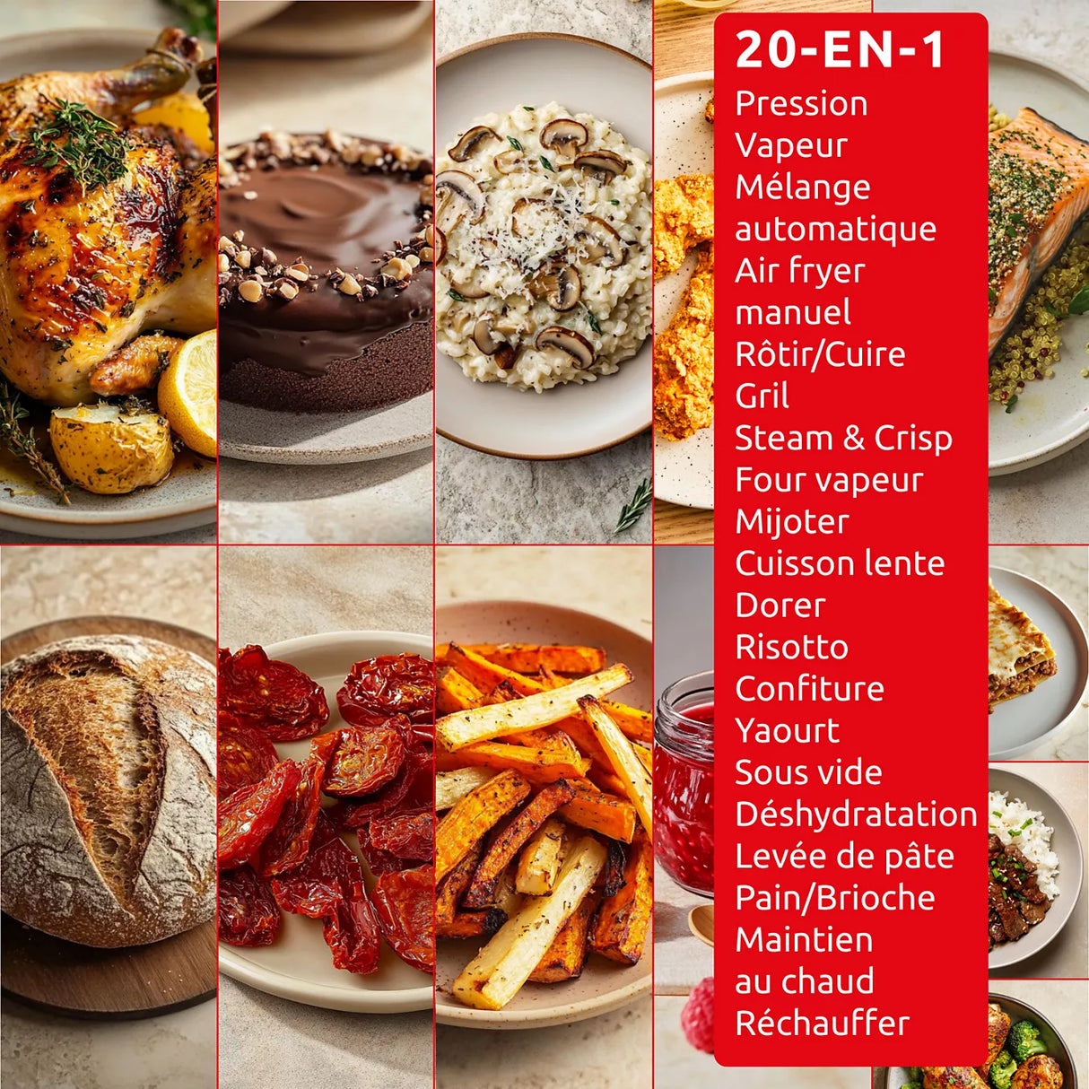 Moulinex Multicuiseur Air fryer Cookeo Infinity