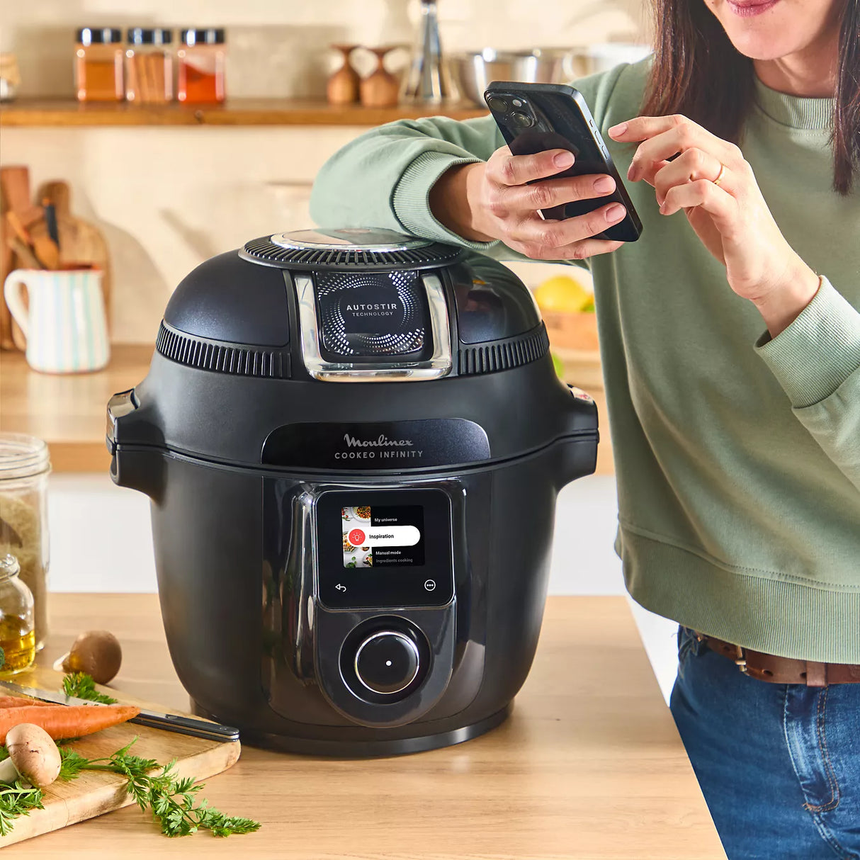 Moulinex Multicuiseur Air fryer Cookeo Infinity