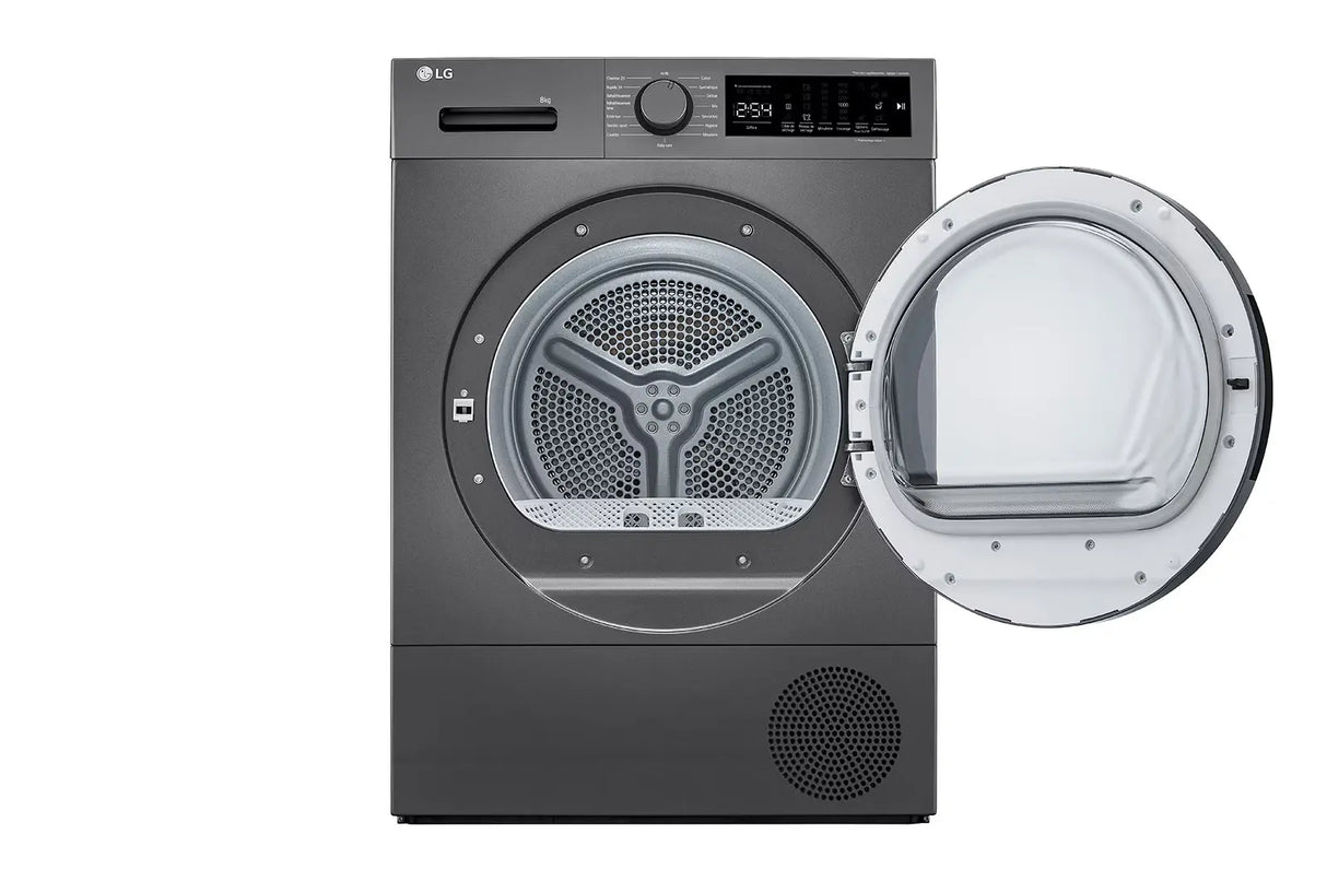 Sèche‑linge LG à pompe à chaleur (Pose libre, 8 kg)