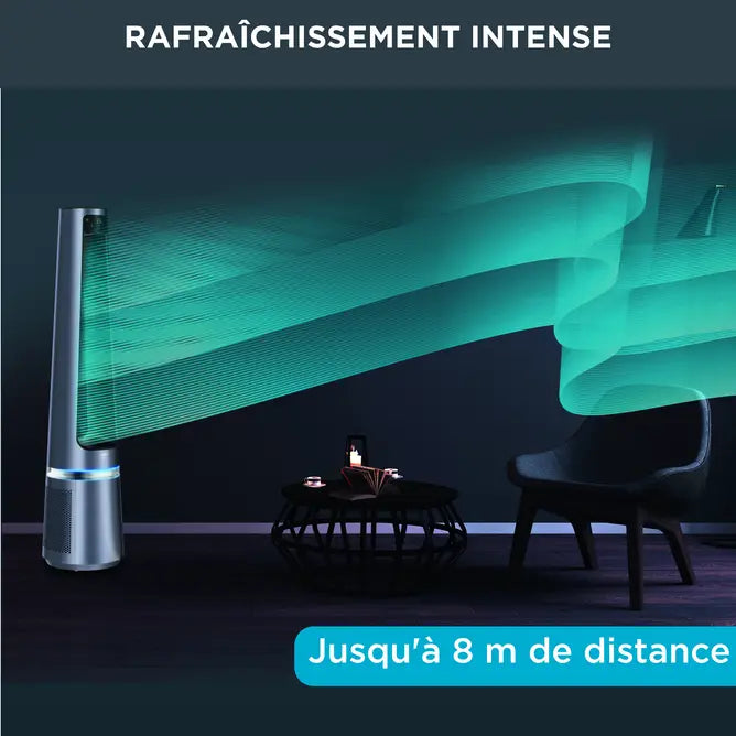 Rowenta Purificateur Ventilateur 2 en 1 Eclipse