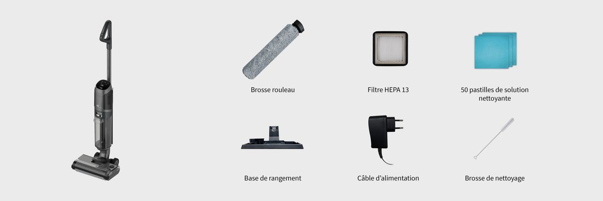 Eziclean Aspirateur laveur sans fil CYCLOWASH ULTIMATE