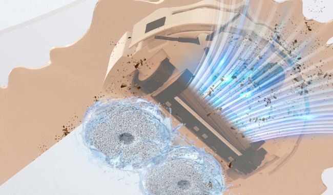 Eziclean Robot aspirateur laveur avec base aspirante All In One Z15 Pro