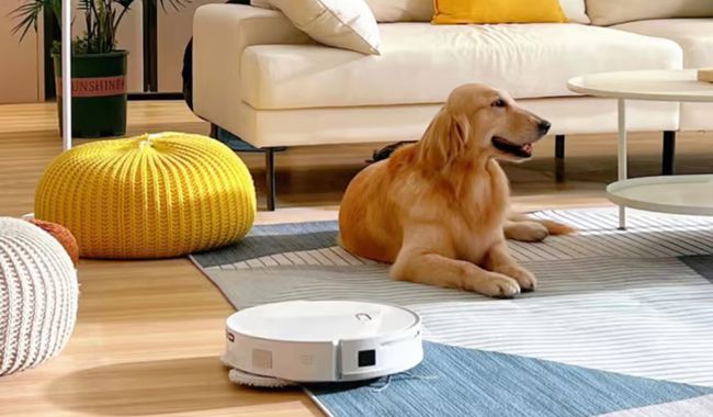 Eziclean Robot aspirateur laveur avec base aspirante All In One Z15 Pro