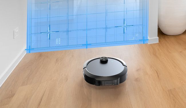 Eziclean Robot aspirateur laveur avec base aspirante All in one Z10 Plus