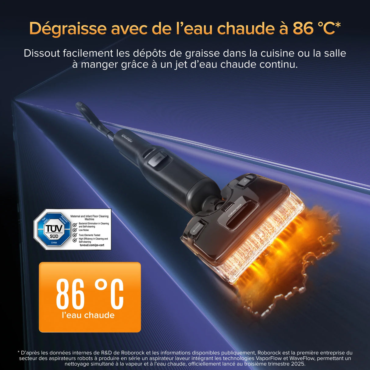 Roborock Aspirateur laveur F25 Ultra