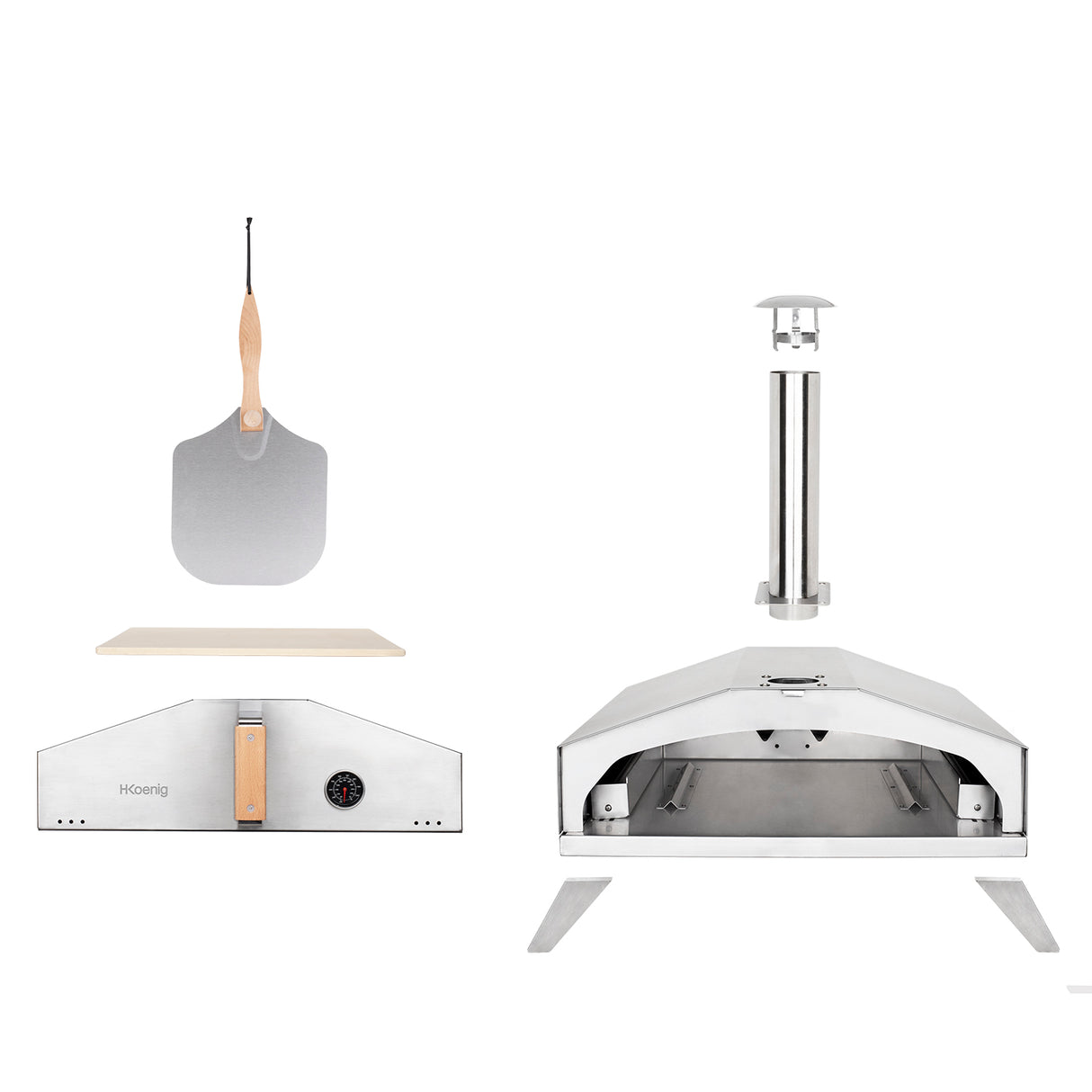 HKoenig Four à pizza à gaz