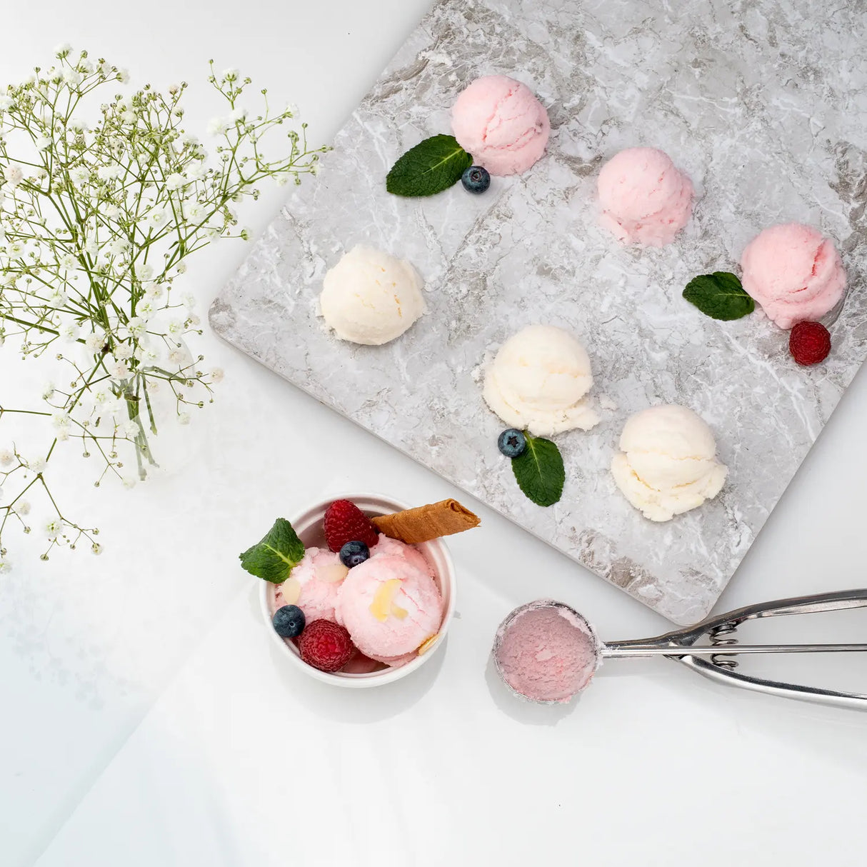 HKoenig Turbine à glaces verticale 2L