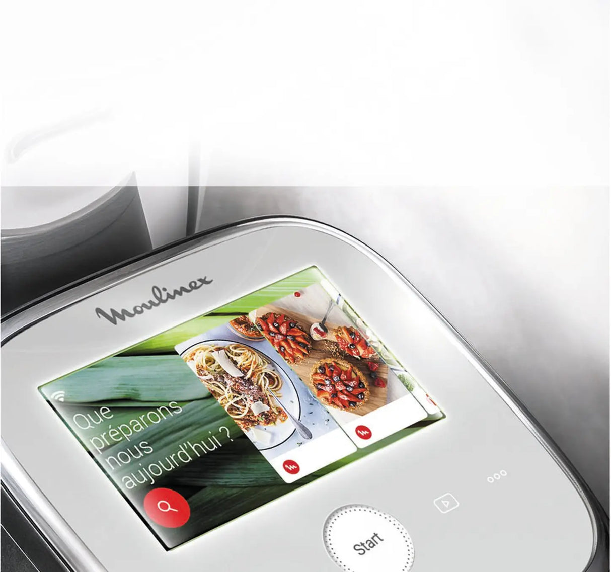 Moulinex Robot cuiseur i-Companion Touch XL avec kit découpe-légumes