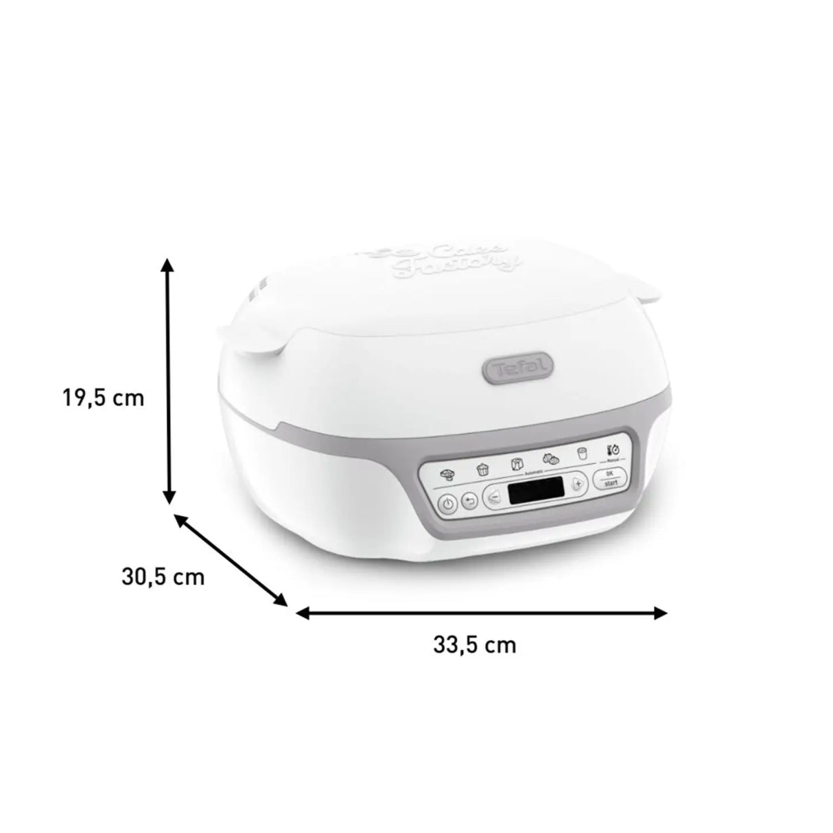 Tefal Cake Factory Délices Silver