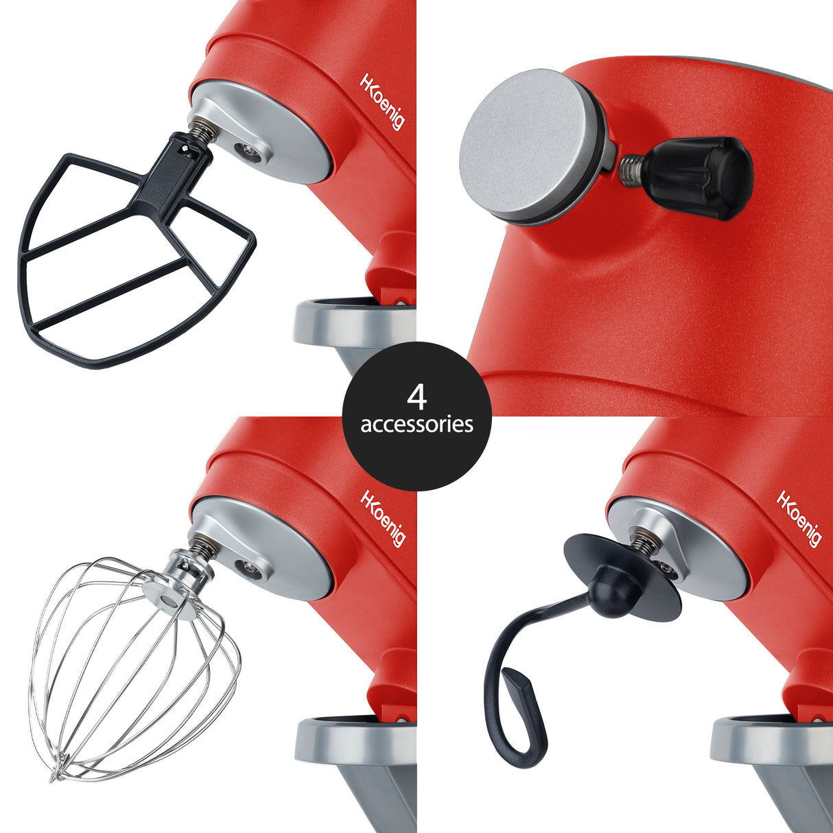 HKoenig Robot pâtissier métal