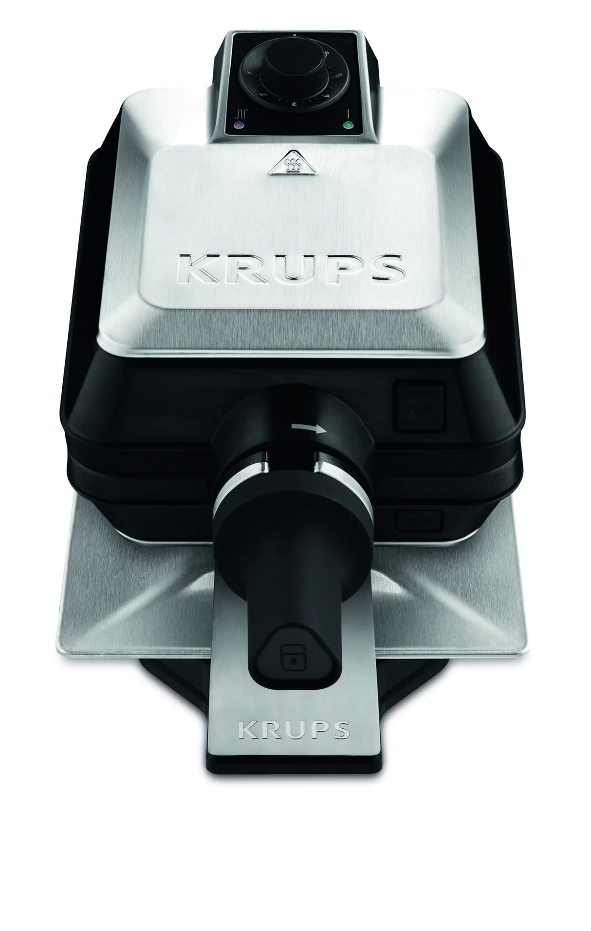 Krups Gaufrier rotatif Noir et Inox 1200W