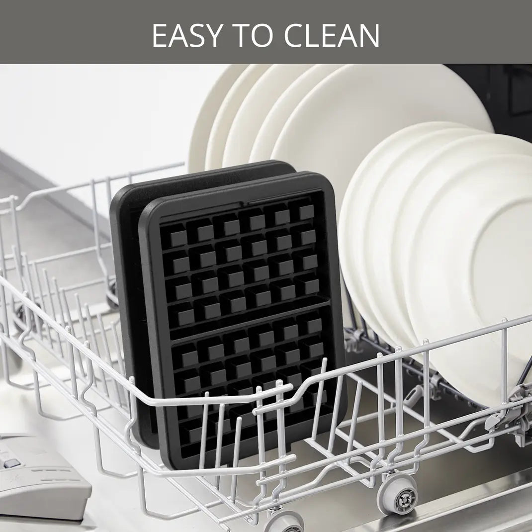 Krups Gaufrier rotatif Noir et Inox 1200W