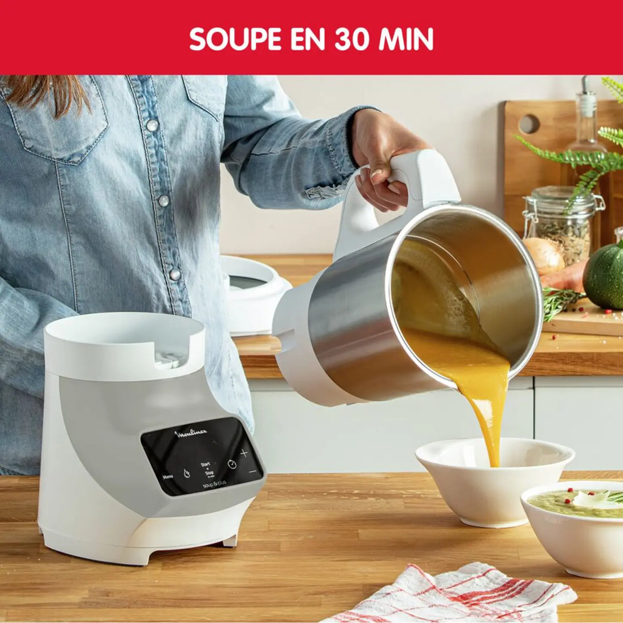 Moulinex Blender chauffant Soup&plus