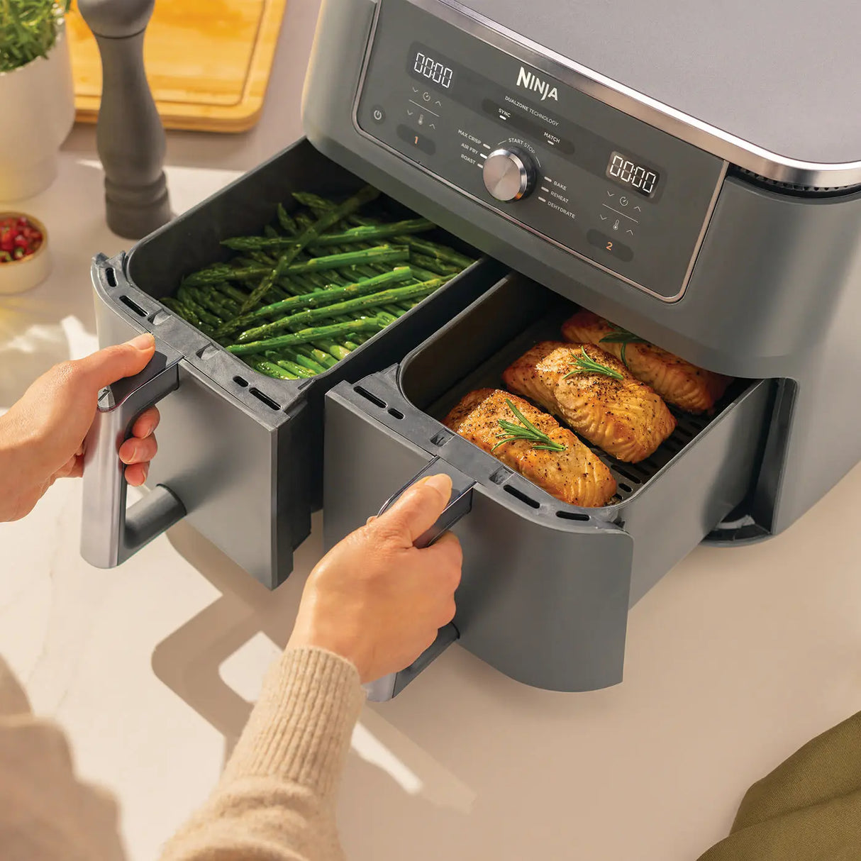 Ninja Air fryer Dual Zone MAX 6-en-1 (9,5 L)