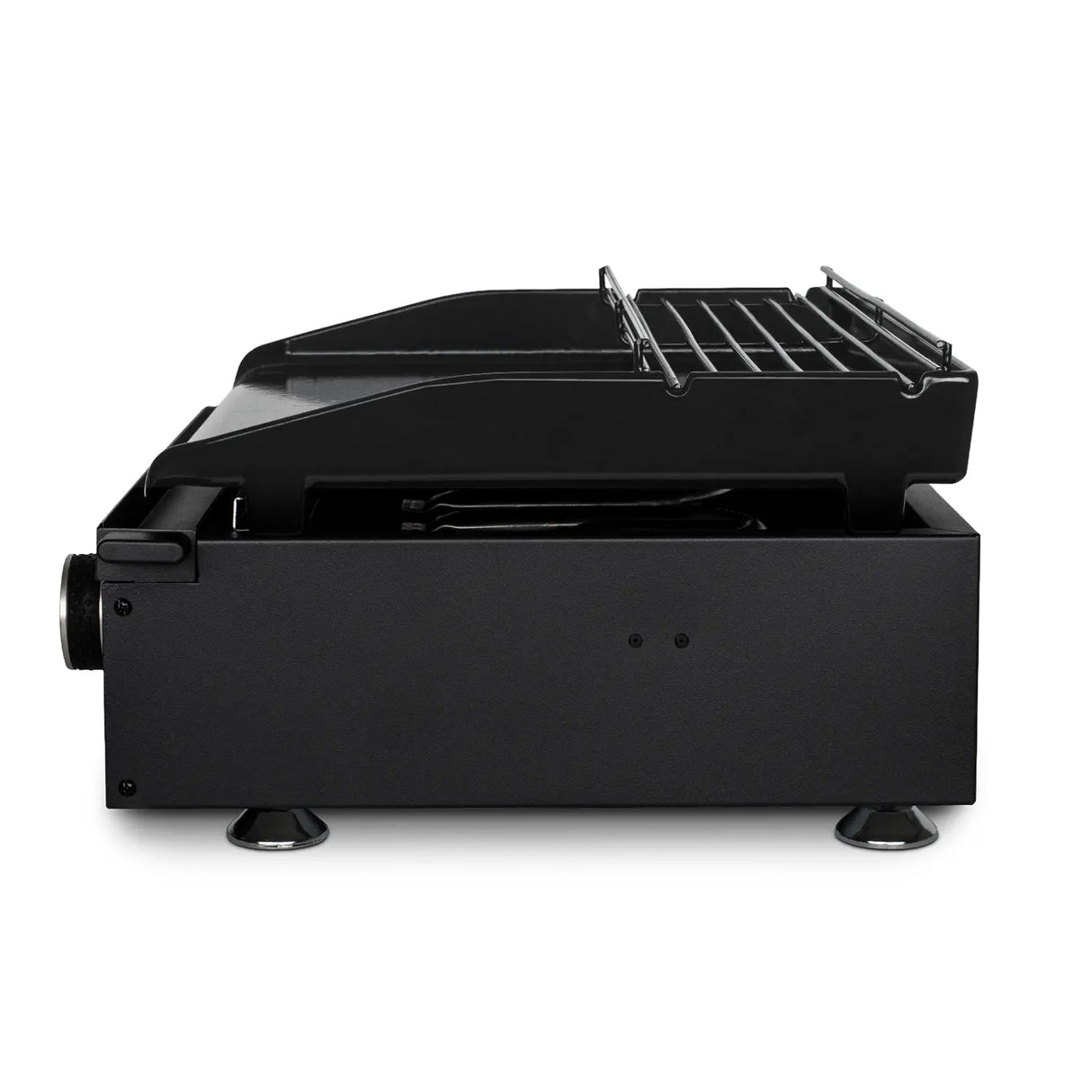 HKoenig Plancha à gaz 2 brûleurs - noire fonte émaillée