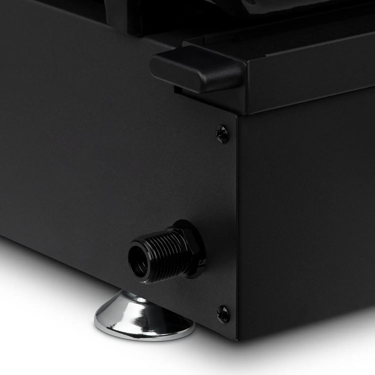 HKoenig Plancha à gaz 2 brûleurs - noire fonte émaillée