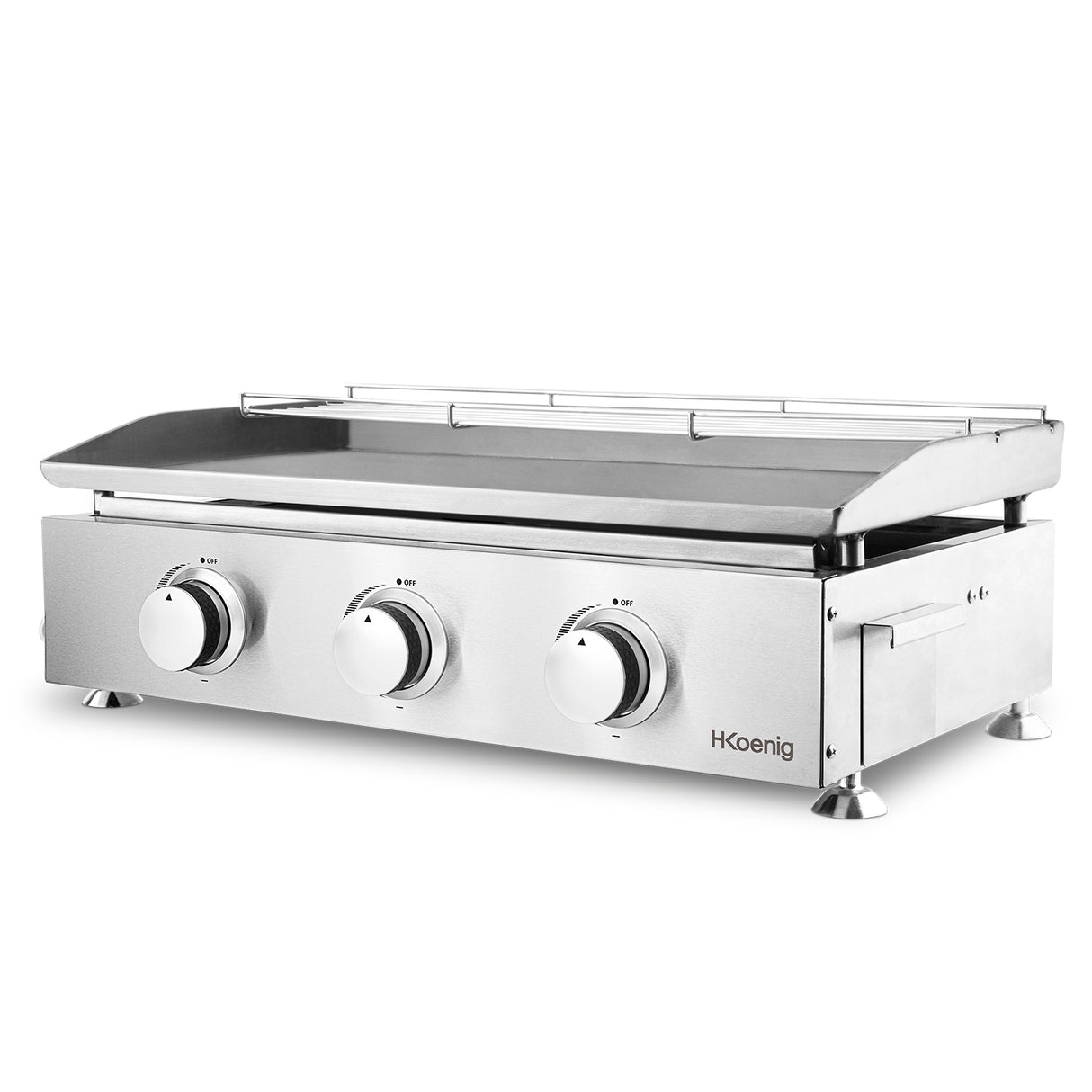 HKoenig Plancha au gaz 3 brûleurs