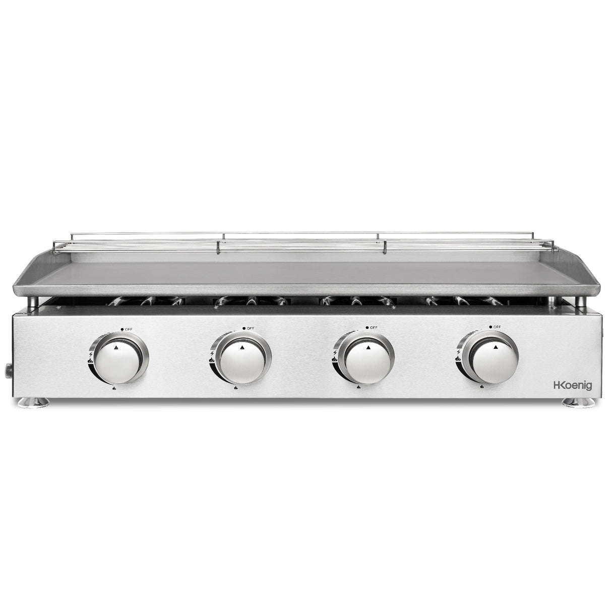 HKoenig Plancha au gaz 4 brûleurs