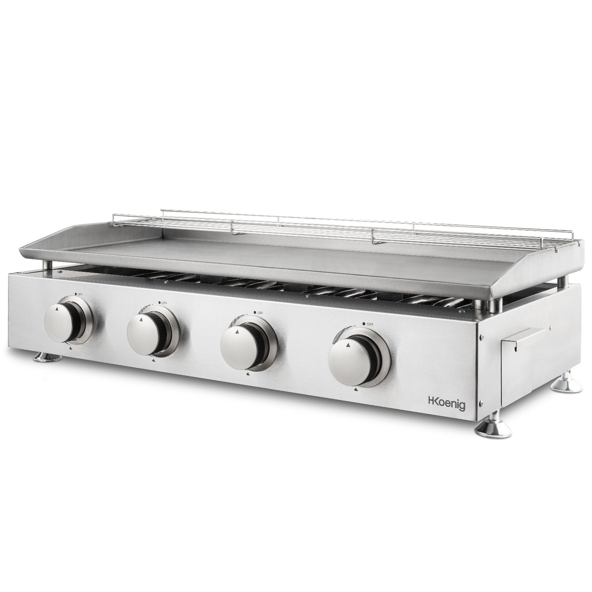 HKoenig Plancha au gaz 4 brûleurs