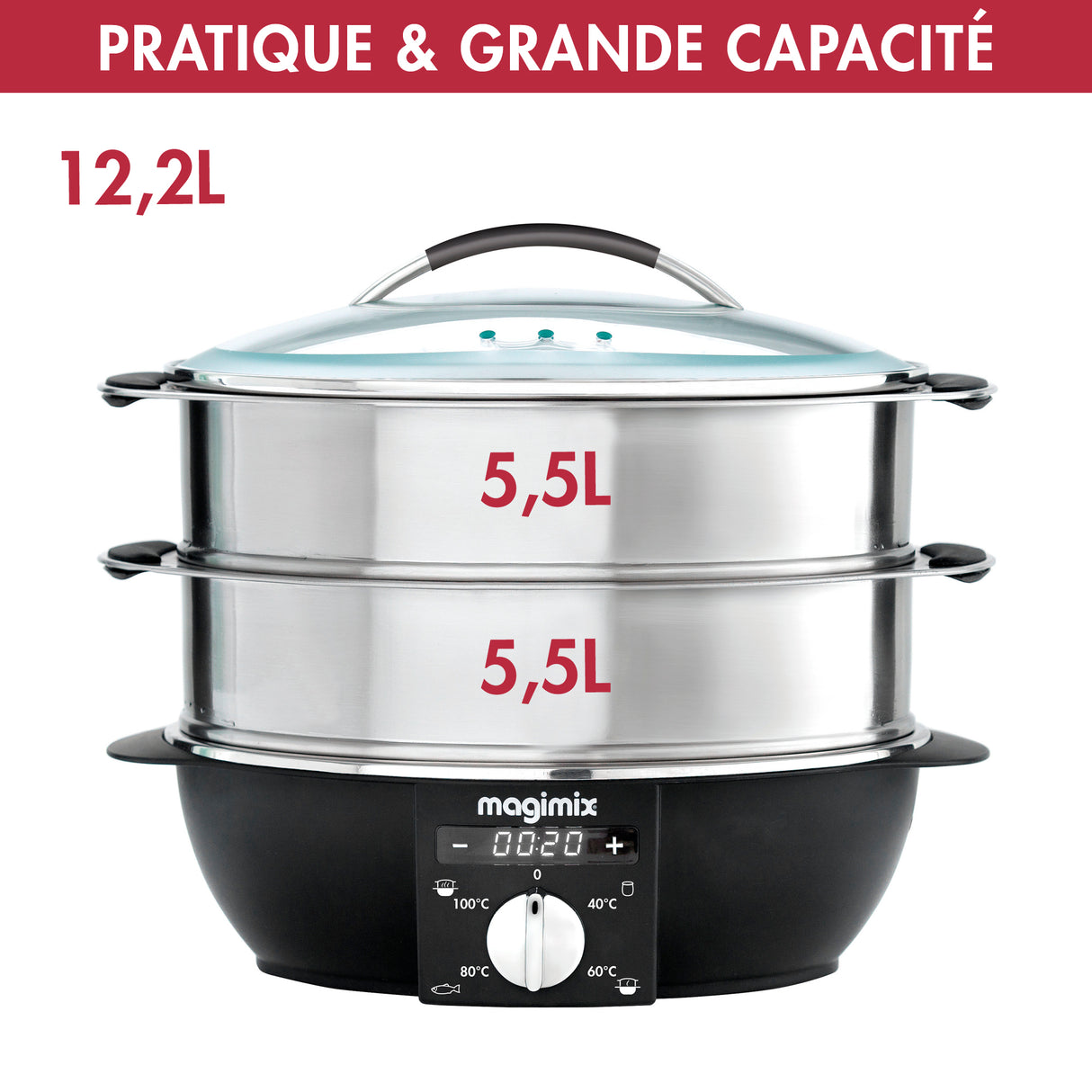 Magimix Cuiseur Vapeur Multifonction