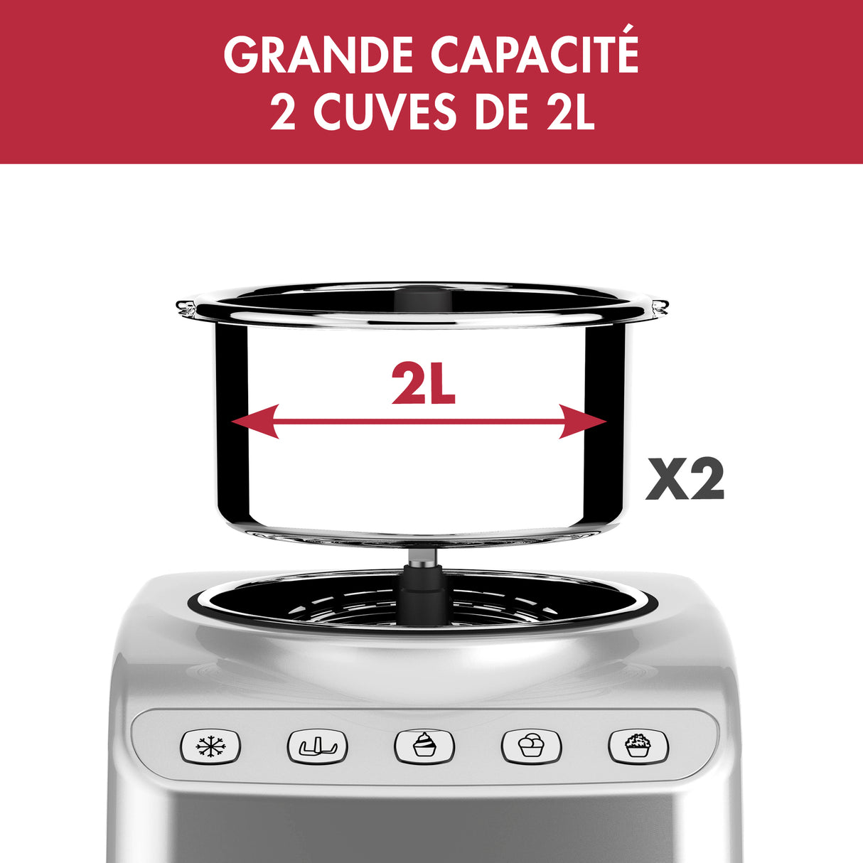 Magimix Turbine à Glace Gelato Expert