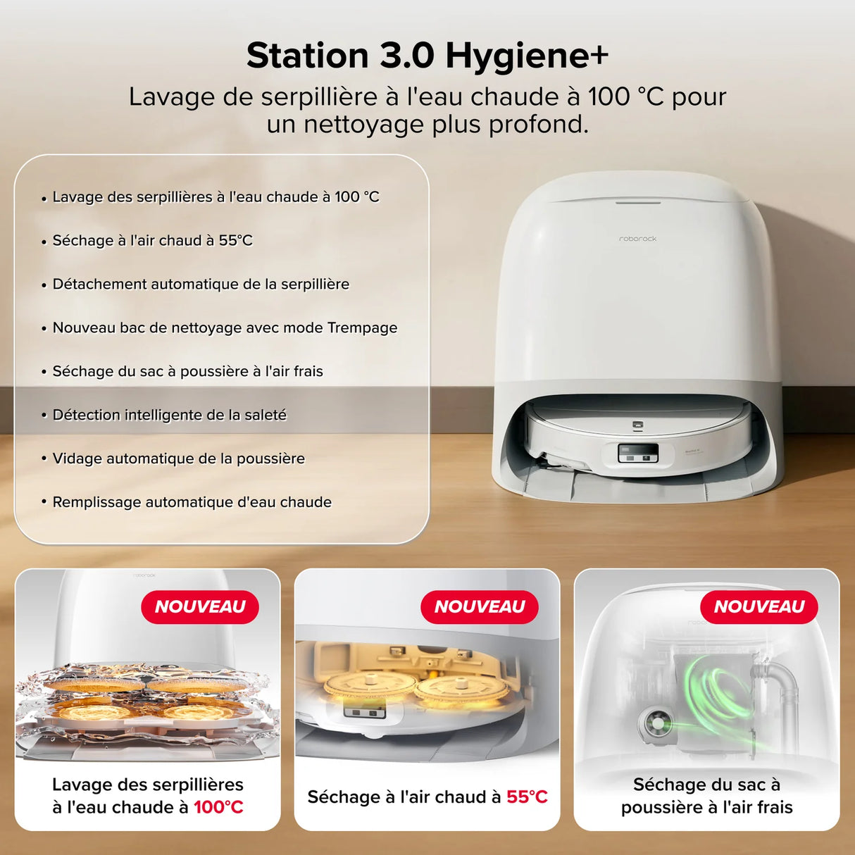 ROBOROCK Aspirateur robot Qrevo Curv 2 ProX
