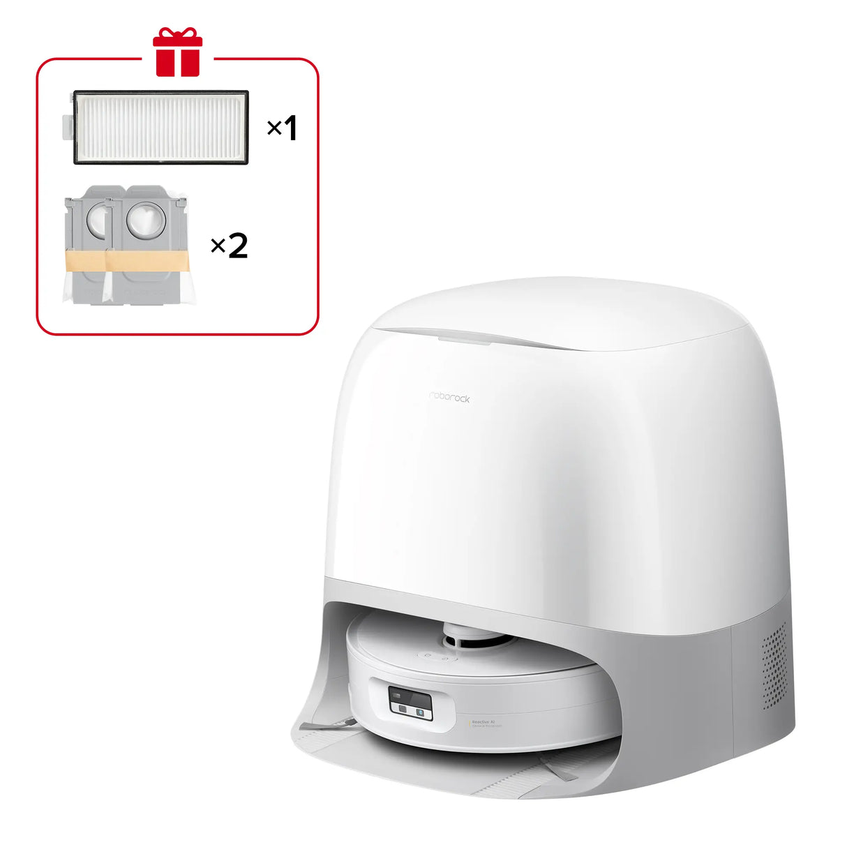 ROBOROCK Aspirateur robot Qrevo curv 2 FlowX