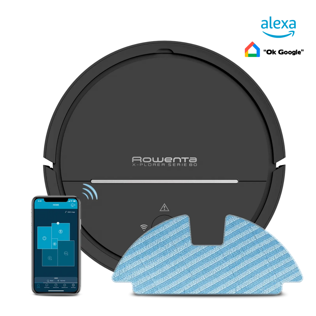 Rowenta Aspirateur robot X-Plorer 80 Animal Kit