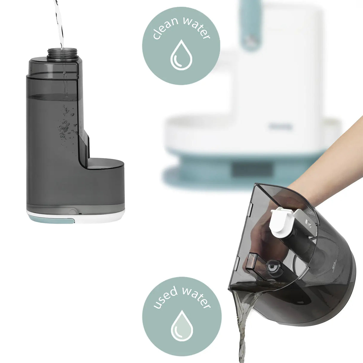 HKoenig Nettoyeur textile eau chaude et vapeur