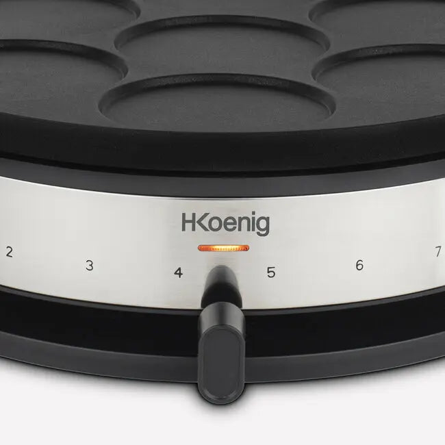 HKoenig Crêpière avec plaque réversible