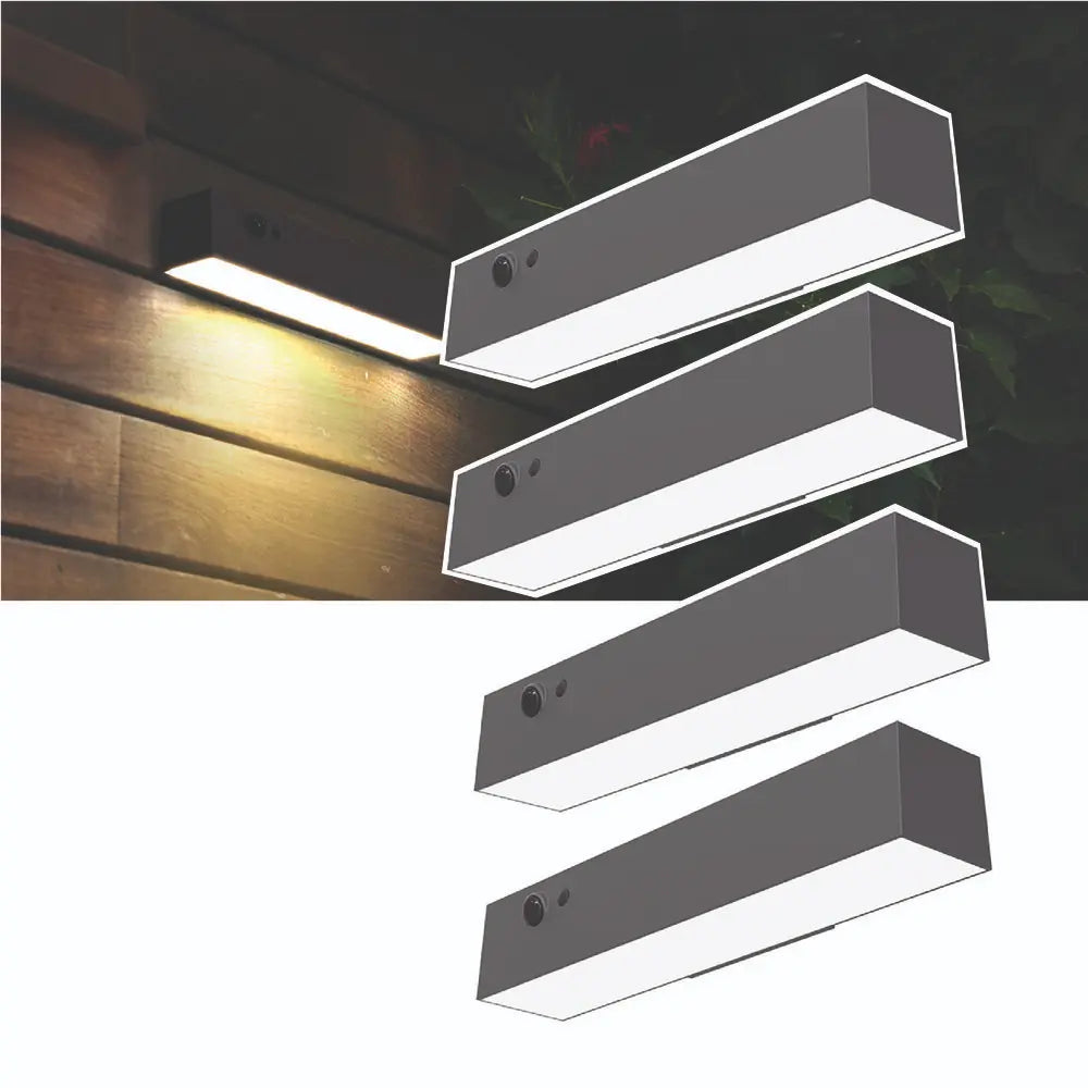 Ezilight Appliques murales solaires Solar Wall S24 (lot de 4)