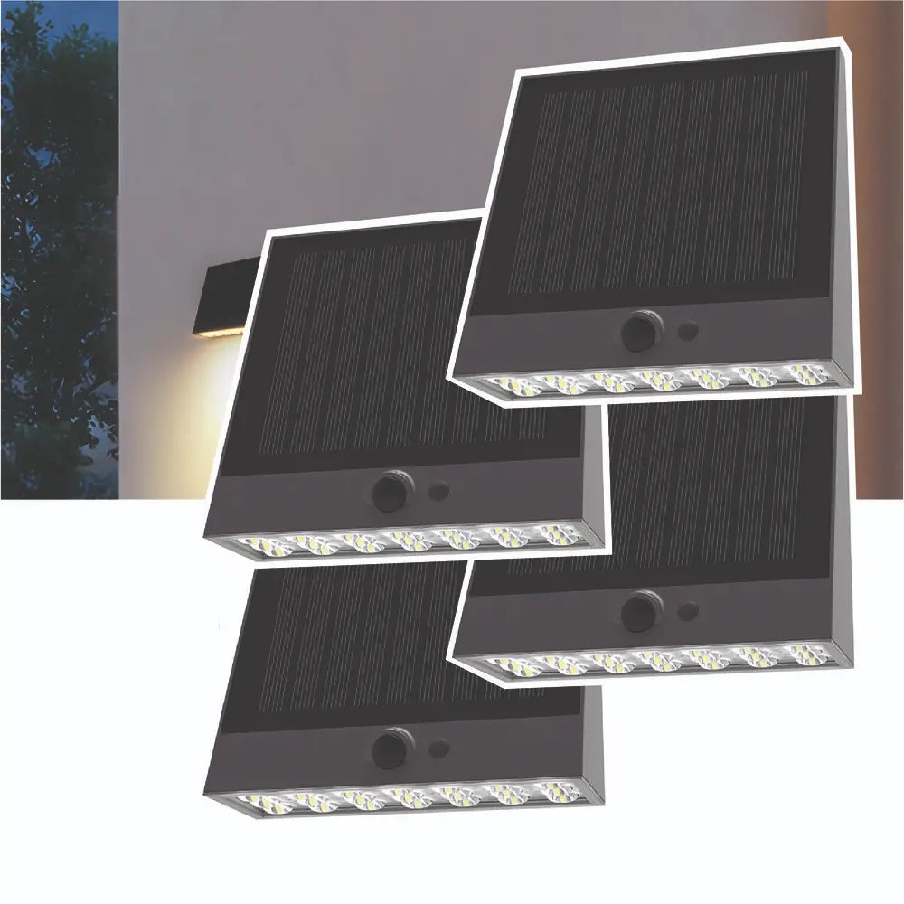Ezilight Appliques murales solaires Solar Wall S25 (lot de 4)