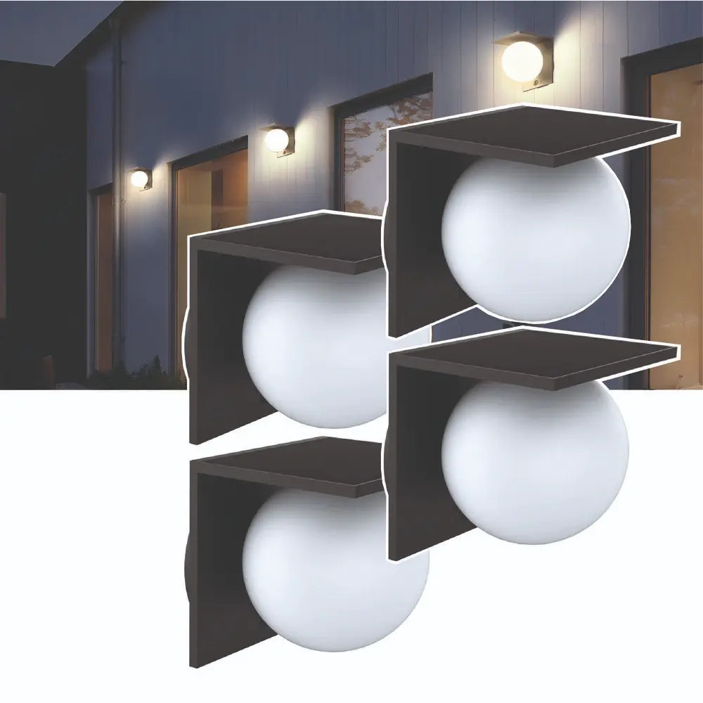 Ezilight Appliques murales solaires Solar Wall S26 (lot de 4)