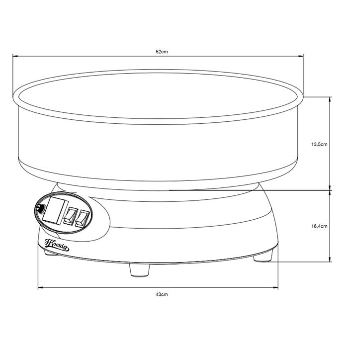 HKoenig Machine à Barbe à Papa