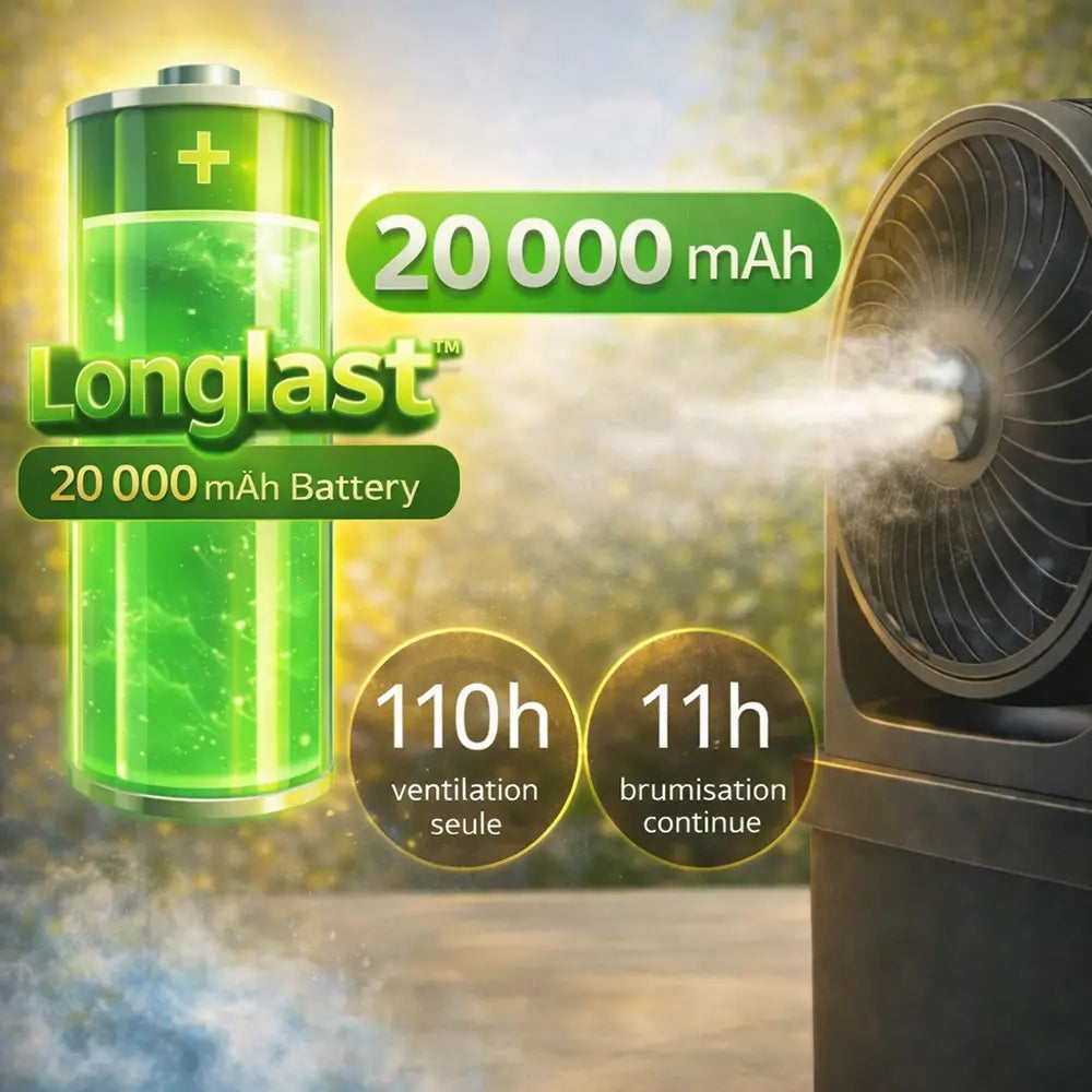 Eziclean Brumisateur Ventilateur MistFlow Ultra