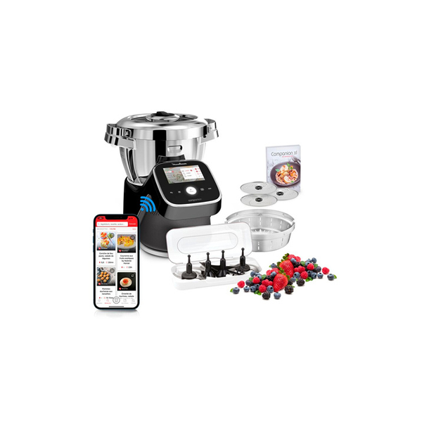 Moulinex Robot cuiseur i-Companion Touch Pro Noir
