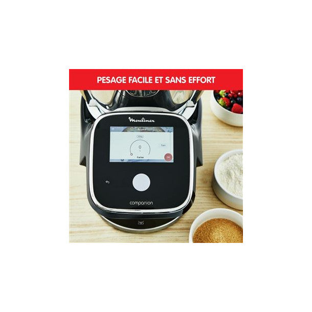 Moulinex Robot cuiseur i-Companion Touch Pro Noir