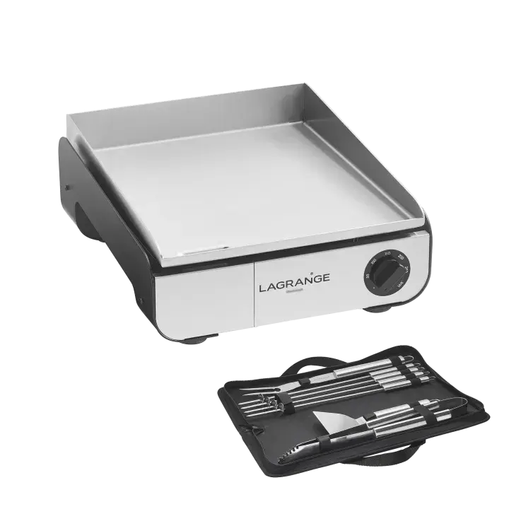 Lagrange Plancha Pro 35 noir avec kit accessoires