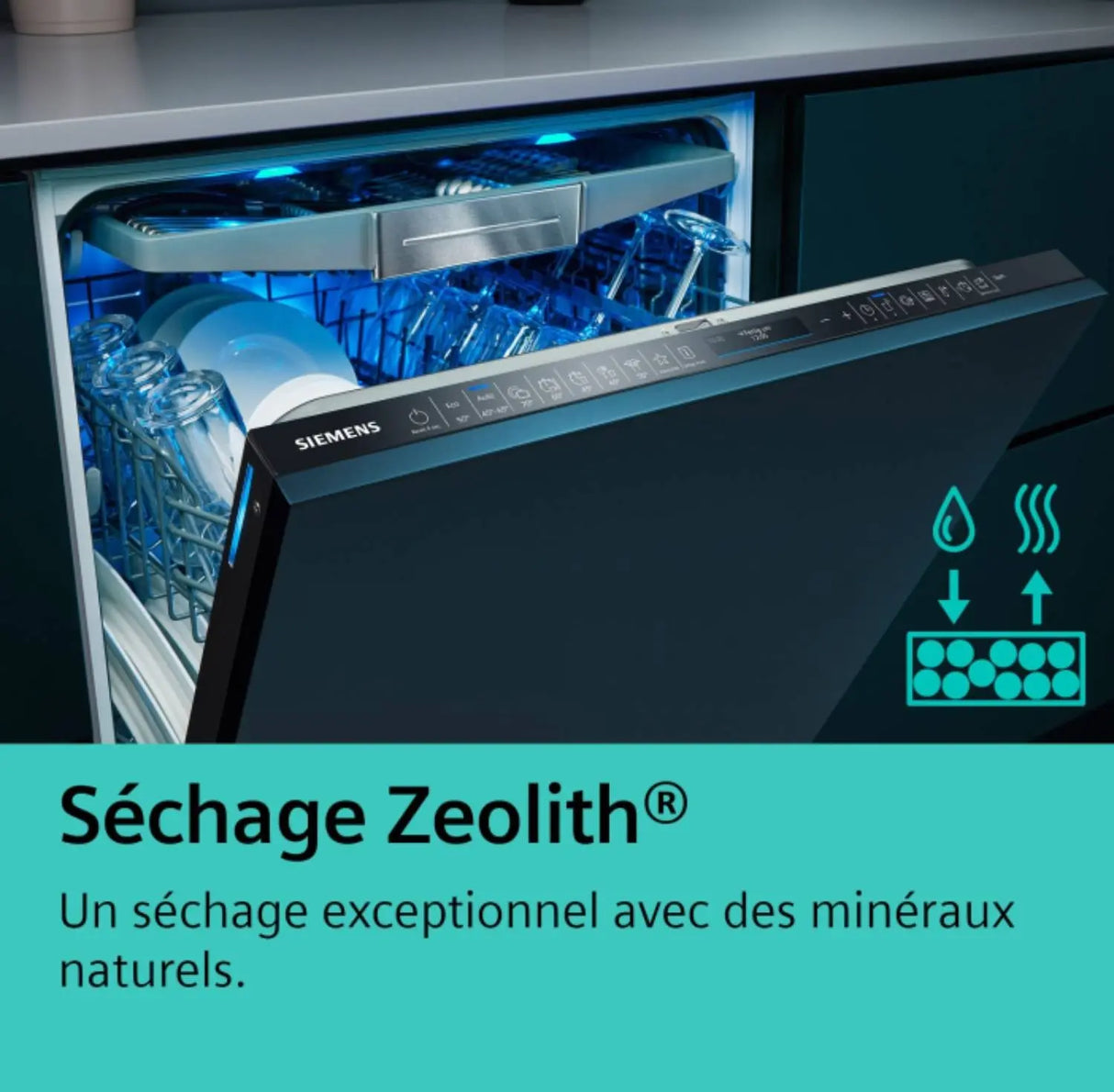 Lave‑vaisselle Siemens pose libre (60 cm, 14 couverts)